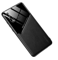 Бізнес чохол бампер GENEROUS для Vivo Y3 / Y15 / Y17 з скла і штучної шкіри