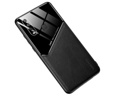 Бізнес чохол бампер GENEROUS для Vivo Y3 / Y15 / Y17 з скла і штучної шкіри Бізнес чохол бампер GENEROUS для Vivo Y3 / Y15 / Y17 з скла і штучної шкіри