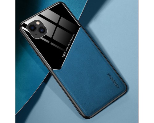 Бізнес чохол бампер GENEROUS для Apple Iphone 13 mini зі скла і штучної шкіри Бізнес чохол бампер GENEROUS для Apple Iphone 13 mini зі скла і штучної шкіри