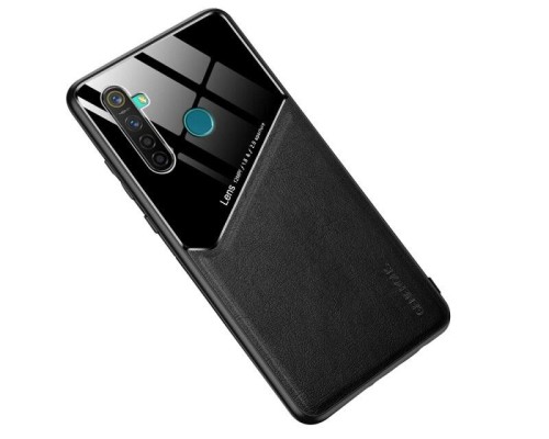 Бізнес чохол бампер GENEROUS для Realme 5 / 5s / 5i / 6i зі скла і штучної шкіри Бізнес чохол бампер GENEROUS для Realme 5 / 5s / 5i / 6i зі скла і штучної шкіри