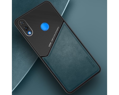Бізнес чохол бампер GENEROUS для Huawei Honor 10 Lite зі скла і штучної шкіри Бізнес чохол бампер GENEROUS для Huawei Honor 10 Lite зі скла і штучної шкіри