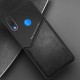 Бізнес чохол бампер GENEROUS для Huawei Honor 10 Lite зі скла і штучної шкіри