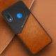 Бізнес чохол бампер GENEROUS для Huawei Honor 10 Lite зі скла і штучної шкіри