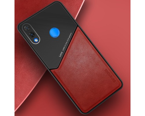 Бізнес чохол бампер GENEROUS для Huawei Honor 10 Lite зі скла і штучної шкіри Бізнес чохол бампер GENEROUS для Huawei Honor 10 Lite зі скла і штучної шкіри