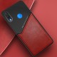 Бізнес чохол бампер GENEROUS для Huawei Honor 10 Lite зі скла і штучної шкіри
