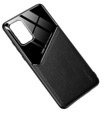 Бізнес чехол бампер GENEROUS для Xiaomi Redmi Note 11 China зі скла і штучної шкіри