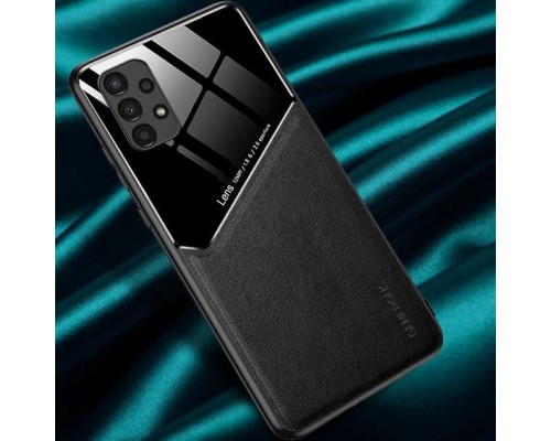Бізнес чехол бампер GENEROUS для Samsung Galaxy A23 4G зі скла і штучної шкіри Бізнес чехол бампер GENEROUS для Samsung Galaxy A23 4G зі скла і штучної шкіри