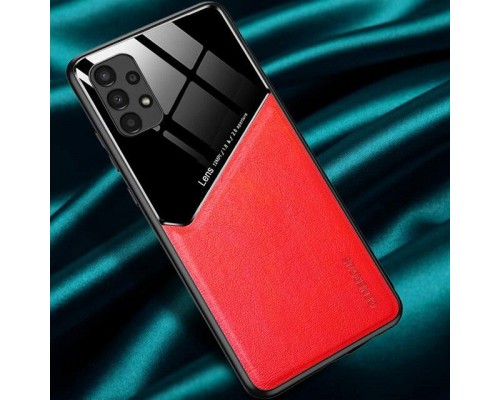 Бізнес чехол бампер GENEROUS для Samsung Galaxy A23 4G зі скла і штучної шкіри Бізнес чехол бампер GENEROUS для Samsung Galaxy A23 4G зі скла і штучної шкіри