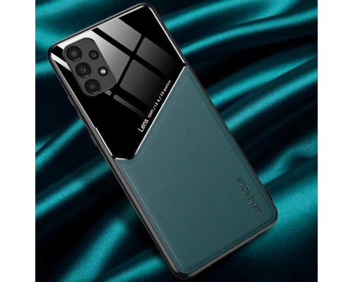 Бізнес чехол бампер GENEROUS для Samsung Galaxy A23 4G зі скла і штучної шкіри Бізнес чехол бампер GENEROUS для Samsung Galaxy A23 4G зі скла і штучної шкіри