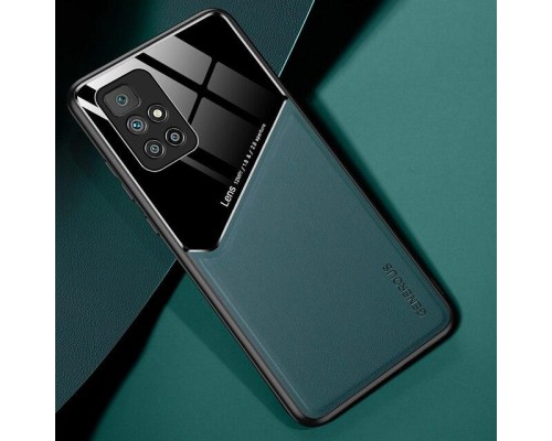 Бізнес чехол бампер GENEROUS для Xiaomi Redmi Note 11 4G / Redmi 10 2022 зі скла і штучної шкіри Бізнес чехол бампер GENEROUS для Xiaomi Redmi Note 11 4G / Redmi 10 2022 зі скла і штучної шкіри