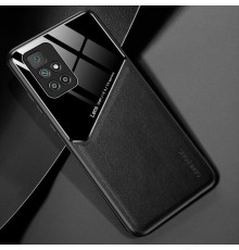Бізнес чехол бампер GENEROUS для Xiaomi Redmi Note 11 4G / Redmi 10 2022 зі скла і штучної шкіри