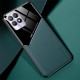 Бізнес чехол бампер GENEROUS для Realme 8i зі скла і штучної шкіри
