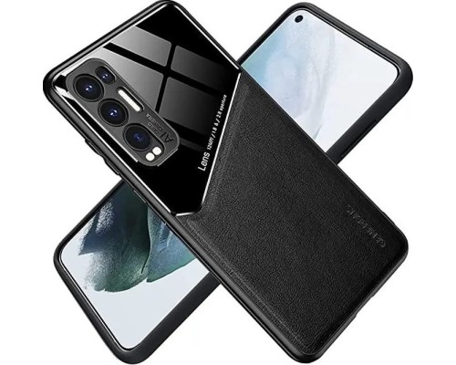 Бізнес чохол бампер GENEROUS для Oppo Find X3 Neo зі скла та штучної шкіри Бізнес чохол бампер GENEROUS для Oppo Find X3 Neo зі скла та штучної шкіри