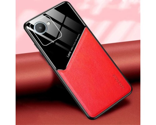 Бізнес чохол-бампер GENEROUS для Realme C30/Narzo 50i Prime зі скла та штучної шкіри Бізнес чохол-бампер GENEROUS для Realme C30/Narzo 50i Prime зі скла та штучної шкіри