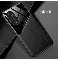 Бізнес чохол бампер GENEROUS для Huawei Nova 9 / Honor 50 зі скла і штучної шкіри