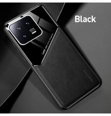 Бізнес чохол бампер GENEROUS для Xiaomi 13 зі скла і штучної шкіри
