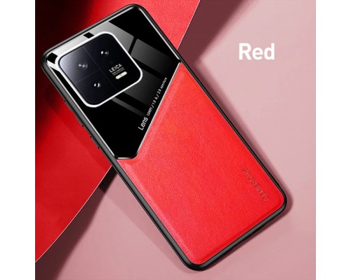 Бізнес чохол бампер GENEROUS для Xiaomi 13 зі скла і штучної шкіри Бізнес чохол бампер GENEROUS для Xiaomi 13 зі скла і штучної шкіри