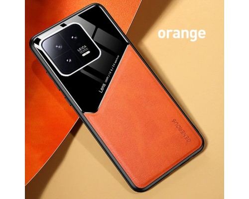 Бізнес чохол бампер GENEROUS для Xiaomi 13 зі скла і штучної шкіри Бізнес чохол бампер GENEROUS для Xiaomi 13 зі скла і штучної шкіри
