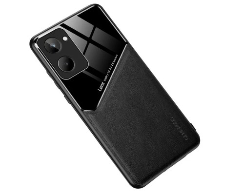 Бізнес чохол бампер GENEROUS для Realme 10 Pro 5G зі скла і штучної шкіри Бізнес чохол бампер GENEROUS для Realme 10 Pro 5G зі скла і штучної шкіри