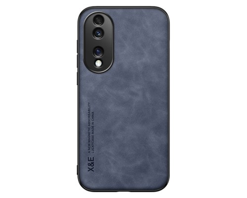 Шкіряний чохол Sheepskin з магнітом для Huawei Honor 70 Blue Шкіряний чохол Sheepskin з магнітом для Huawei Honor 70 Blue