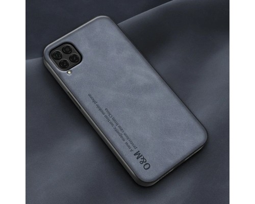 Шкіряний чохол Sheepskin з магнітом для Huawei P40 Lite Blue Шкіряний чохол Sheepskin з магнітом для Huawei P40 Lite Blue