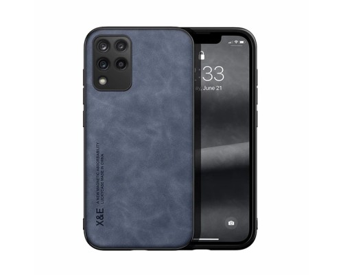 Шкіряний чохол Sheepskin з магнітом для Samsung Galaxy A12 Blue Шкіряний чохол Sheepskin з магнітом для Samsung Galaxy A12 Blue