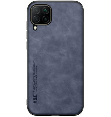 Шкіряний чохол Sheepskin з магнітом для Samsung Galaxy A22 4G / M32 / M22 Blue