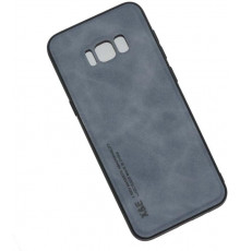 Шкіряний чохол Sheepskin з магнітом для Samsung Galaxy S8 Plus Blue