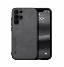 Шкіряний чохол Sheepskin з магнітом для Samsung Galaxy S23 Ultra