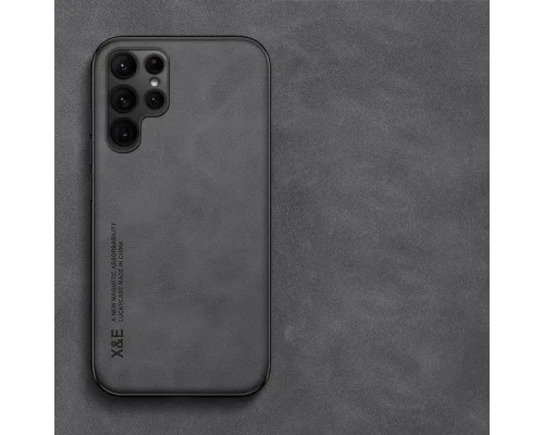 Шкіряний чохол Sheepskin з магнітом для Samsung Galaxy S22 Ultra Шкіряний чохол Sheepskin з магнітом для Samsung Galaxy S22 Ultra