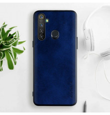 Шкіряний чохол AIORIA Vintage для Realme 5 / 5i / 5s / 6i blue