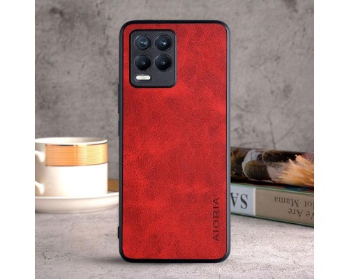 Шкіряний чохол AIORIA Vintage для Realme 8 / Realme 8 Pro red Шкіряний чохол AIORIA Vintage для Realme 8 / Realme 8 Pro red