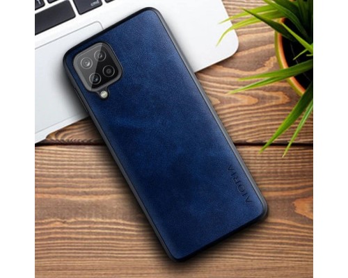 Шкіряний чохол AIORIA Vintage для Samsung Galaxy A12 / M12 blue Шкіряний чохол AIORIA Vintage для Samsung Galaxy A12 / M12 blue