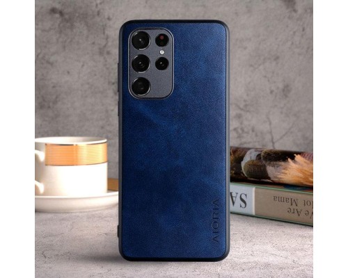 Шкіряний чохол AIORIA Vintage для Samsung Galaxy S23 Ultra blue Шкіряний чохол AIORIA Vintage для Samsung Galaxy S23 Ultra blue