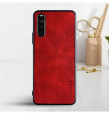 Шкіряний чохол AIORIA Vintage для Sony Xperia 10 III red