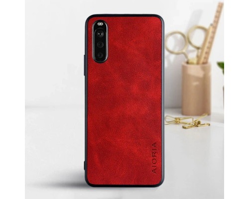 Шкіряний чохол AIORIA Vintage для Sony Xperia 10 III red Шкіряний чохол AIORIA Vintage для Sony Xperia 10 III red