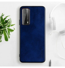 Шкіряний чохол AIORIA Vintage для Huawei P Smart 2021 blue