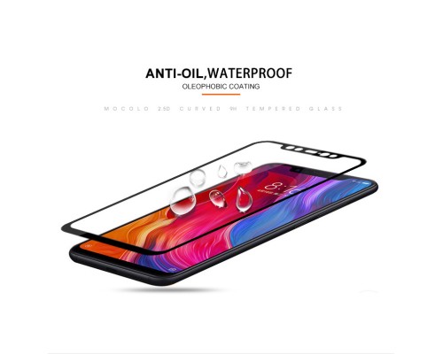 Захисне скло Xiaomi Mi 8 Full Cover (Mocolo 0.33 mm)