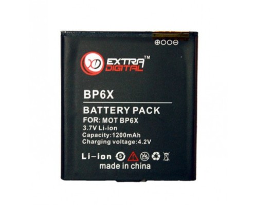 Акумулятор BP6X для Motorola MileStone BMM6258 Акумулятор BP6X для Motorola MileStone BMM6258