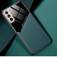 Бізнес чохол бампер GENEROUS для Samsung Galaxy S21 Plus зі скла і штучної шкіри