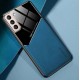Бізнес чохол бампер GENEROUS для Samsung Galaxy S21 Plus зі скла і штучної шкіри