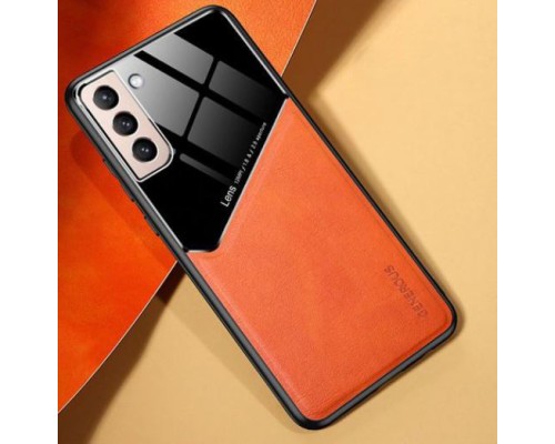 Бізнес чохол бампер GENEROUS для Samsung Galaxy S21 Plus зі скла і штучної шкіри Бізнес чохол бампер GENEROUS для Samsung Galaxy S21 Plus зі скла і штучної шкіри