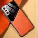 Бізнес чохол бампер GENEROUS для Samsung Galaxy S21 Plus зі скла і штучної шкіри
