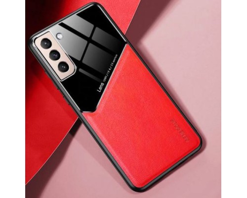 Бізнес чохол бампер GENEROUS для Samsung Galaxy S21 Plus зі скла і штучної шкіри Бізнес чохол бампер GENEROUS для Samsung Galaxy S21 Plus зі скла і штучної шкіри