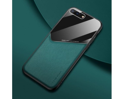 Бізнес чохол бампер GENEROUS для Apple Iphone 8 Plus зі скла і штучної шкіри Бізнес чохол бампер GENEROUS для Apple Iphone 8 Plus зі скла і штучної шкіри