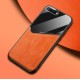 Бізнес чохол бампер GENEROUS для Apple Iphone 8 Plus зі скла і штучної шкіри