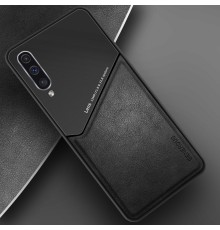Бізнес чохол бампер GENEROUS для Samsung Galaxy A50s з скла і штучної шкіри
