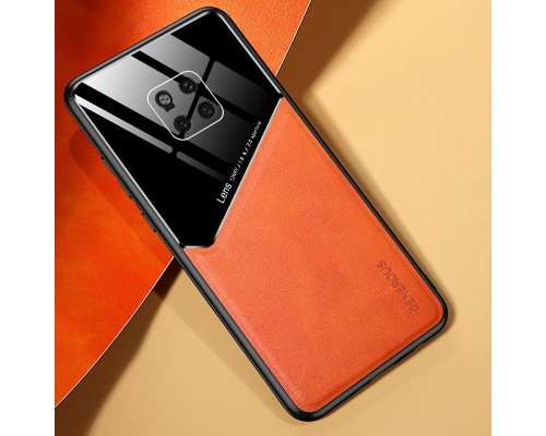 Бізнес чохол бампер GENEROUS для Huawei Mate 20 Pro зі скла і штучної шкіри Бізнес чохол бампер GENEROUS для Huawei Mate 20 Pro зі скла і штучної шкіри