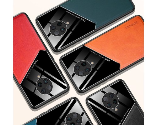 Бізнес чохол бампер GENEROUS для Xiaomi Poco F2 Pro зі скла і штучної шкіри Бізнес чохол бампер GENEROUS для Xiaomi Poco F2 Pro зі скла і штучної шкіри