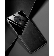 Бізнес чохол бампер GENEROUS для Xiaomi Poco F2 Pro зі скла і штучної шкіри